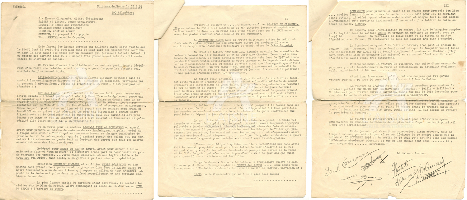 Le récit «&nbsp;Un jour de repos à l’arrière du front&nbsp;» dans son intégralité