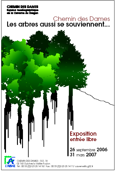 Affiche Exposition Les arbres aussi se souviennent