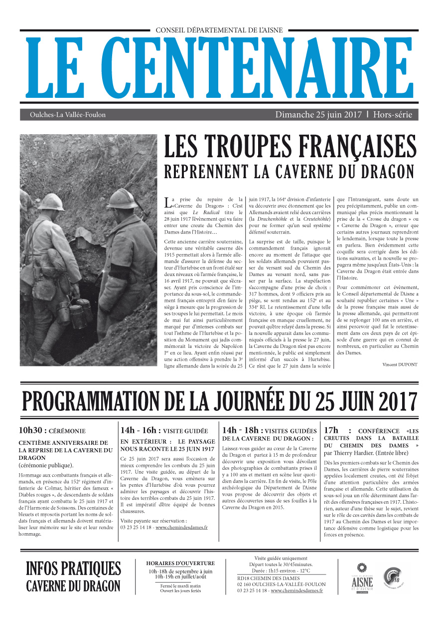 Edition spécial "Le Centenaire" : La reprise de la Caverne du Dragon