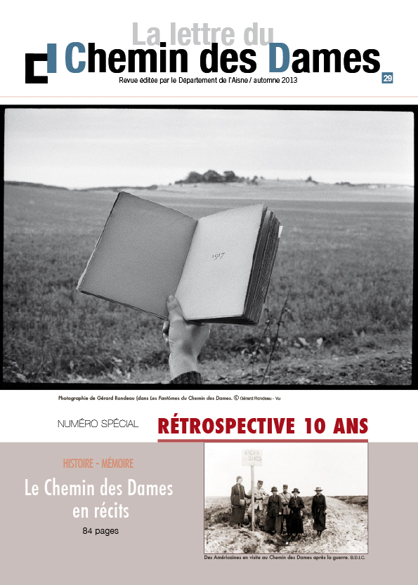 Page de Couverture - Lettre du Chemin des Dames n°29