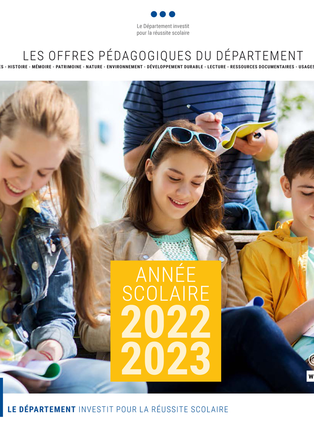 Les offres pédagogiques du Département de l'Aisne, 2022-2023