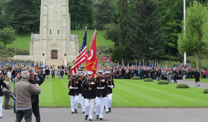 Memorial Day au cimetière américain de Bois Belleau, 2013