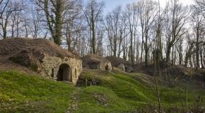 Les ruines du fort de la Malmaison à Chavignon (Aisne)