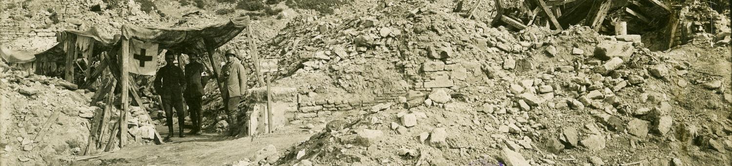 Craonne, Chemin des Dames, poste de premier secours (1917)