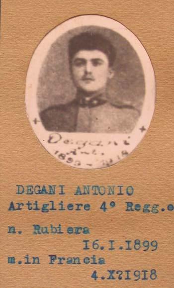 Portrait d'Antonio di Manfredo DEGANI
